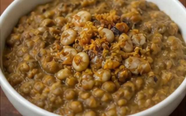کاسه عدسی پخته و لعابدار